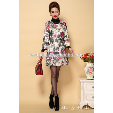 wholesale Middle aged ladies coats autumn elegant women embroidered overcoats